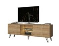 Comoda TV D2306TV150LM002, Gauge Concept, 150x35x47 cm, PAL, stejar