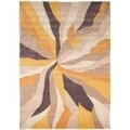 Covor Infinite Splinter Ochre, Flair Rugs, 160X220 cm, 100% poliester, bej