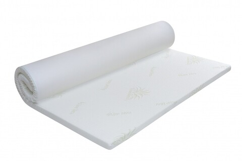 Topper saltea Green Future, Aloe Vera 7 zone de confort 160x200 cm, H 5 cm