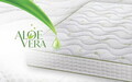 Saltea ortopedica Aloe Vera Dual Confort, 140x200x25cm, Memory 4 cm, 7 zone de confort, reversibila, fermitate medie