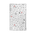 Saltea de infasat L, 45x75 cm, microfibra impermeabila, Big World Pink