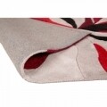 Covor Infinite Splinter Red, Flair Rugs, 160 x 220 cm, 100% poliester, rosu/bej/negru