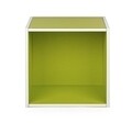 Raft modular, Composite Cube, Bizzotto, 35x29.5x35 cm, PAL laminat/MDF, verde