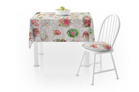 Fata de masa Bedora Easter Bouquet, 50% bumbac, 50% poliester, 140x280 cm