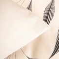 Lenjerie de pat pentru o persoana Felicity, Homla, 2 piese, 140x200 cm, microfibra din poliester, bej/negru