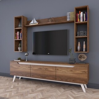Walnut/White