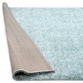 Covor, Indomex, Puffy Duck Egg, 80 x 300 cm, 100% poliester, bleu