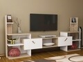 Comoda TV HONOR, Gauge Concept, 182x33x90 cm, PAL, cordoba/alb