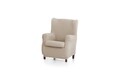 Husa fotoliu elastica bi-stretch, Arion, wing chair, bej C/1