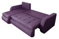 Coltar extensibil reversibil Siena Lux Purple 243x141x81 cm cu lada de depozitare