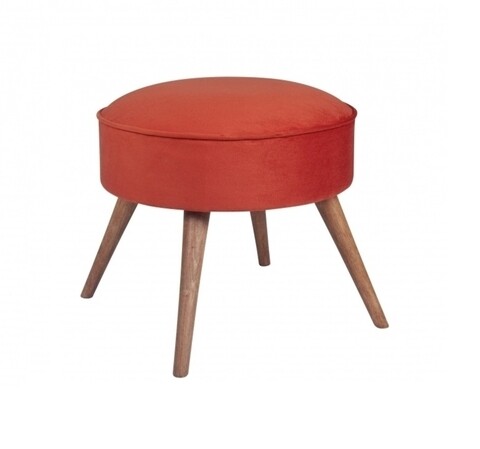 Taburet rotund Aliz Red, Heinner