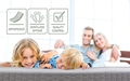 Saltea Viktus Pocket Memory 7Z Confort 200x200 cm, H 30 cm