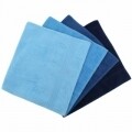 Set 4 prosoape de maini Blue Delight, Hobby,  50 x 90 cm, 100% bumbac, albastru