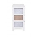 Comoda cu 3 sertare, Meredith, Bizzotto, 40x29x58 cm, lemn de paulownia
