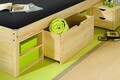 Pat multifunctional dublu, 180x200 cm, Claas, Inter Link, lemn, natur