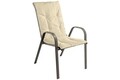 Perna scaun cu spatar Alcam, Midsummer, 105x48x3 cm, material impermeabil, Bej