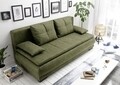 Canapea extensibila, Sophie, Brego 77 Olive, 3 locuri, 208 x 93 x 105 cm, olive