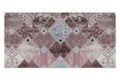 Covor Kozdere - Pink, Confetti, 100x200 cm, poliamida, multicolor