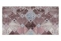 Covor Kozdere - Pink, Confetti, 100x200 cm, poliamida, multicolor