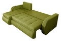 Coltar extensibil reversibil Siena Lux Lime 243x141x81 cm cu lada de depozitare