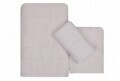 Set 3 prosoape de baie Simplicity, Hobby, 30 x 50 cm/50 x 90 cm/70 x 100 cm, 100% bumbac, alb