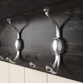Cuier cu raft P2 - 1440, Wren, 120 x 22.2 x 37.2 cm, dark walnut