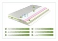 Saltea Super Ortopedica Tri Flexa Free Air, 140x190x19 cm, 12+3+3 Memory, Anatomica , Husa Hipoalergenica