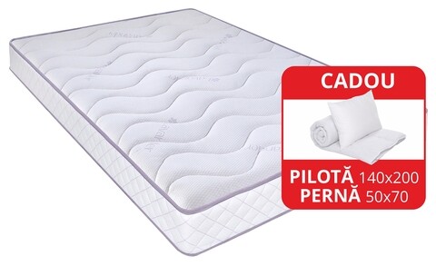 Saltea Lavanda Therapy PLUS, 14+6 Memory Arctic Gel 90 x 200 cm, H 23 cm