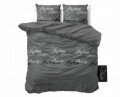 Lenjerie de pat pentru doua persoane, Royal Luxury Grey, Royal Textile,  100% bumbac