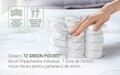 Saltea Aloe Vera Memory Pocket 7 zone, 140x190 cm, H 19 cm, Husa Aloe Vera, Super Ortopedica, Anatomica