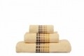 Set 3 prosoape de baie Light Yellow, multicolor