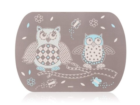 Suport pentru farfurie, Owl, Banquet, 39x28 cm, pluta