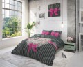 Lenjerie de pat pentru doua persoane I love Paris, Royal Textile, 100% bumbac