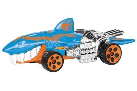 Masinuța cu lumini si sunete Sharkruiser, Hot Wheels, albastru