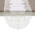 Traversa de masa InArt Lace Grace, 40x100 cm, poliester, crem