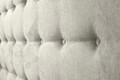 Pat matrimonial, Stockholm, Buttons E, 160x200 cm, saltea tip Pocket, topper memory, Bej