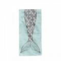 Prosop de plaja Fish Tail, Aglika, 80 x 160 cm, 50% bumbac/ 50% poliester, multicolor