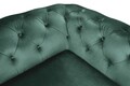 Canapea extensibila Oxford Chesterfield, 88x216x75 cm, 3 locuri, Green