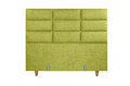 Pat matrimonial, Stockholm, Harmony E, 180x200 cm, saltea tip Pocket, topper memory, Verde