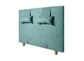 Pat matrimonial, Stockholm, Classic E, 140x200 cm, saltea tip Pocket, topper memory, Mint