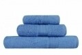 Set 3 prosoape de baie Simplicity, Hobby, 30 x 50 cm/50 x 90 cm/70 x 100 cm, 100% bumbac, bleu