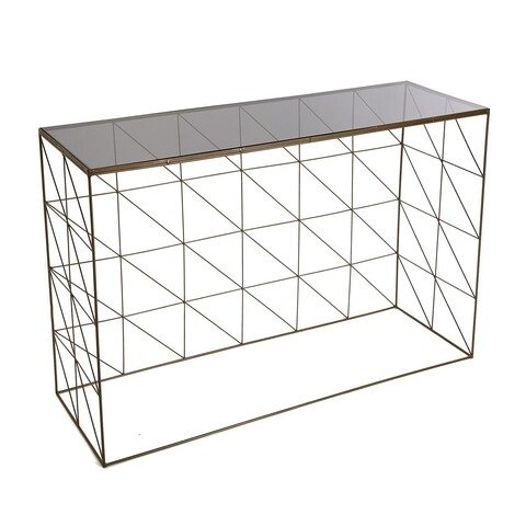 Consola Leticia, Versa, 100x30x80.5 cm, metal
