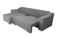 Coltar extensibil Verona Gri 287x169x96 cm cu lada de depozitare