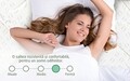 Saltea Perugia Organic Cotton Free Air, Pocket Memory 7 Zone de Confort, 140x190 cm, H 30 cm