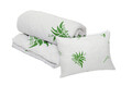 Set Aloe Vera Essence, perna microfibra 50x70 cm si pilota matlasata 350g/mp, 140x200 cm