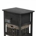 Comoda cu 2 spatii de depozitare si sertar Darkie 2, 40x63x29 cm
