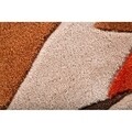 Covor Infinite Splinter Orange, Flair Rugs, 160 x 220 cm, 100% poliester, portocaliu/bej