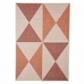 Covor indoor outdoor Floorita GEO RUST RED 135X190