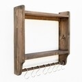 Raft pentru perete AA139, Evila Originals, 45x11x45 cm, aluna