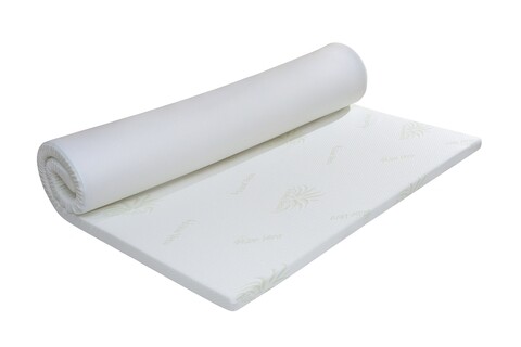 Topper saltea Green Future, Aloe Vera 7 zone de confort 120x200 cm, H 5 cm